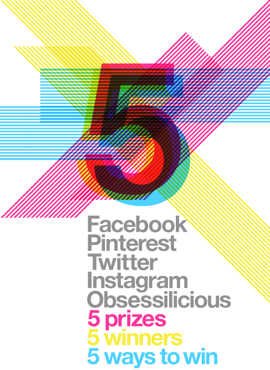 5th Birthday giveaway! | obsessilicious